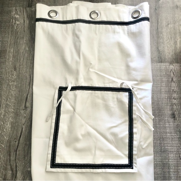 Rare Pottery Barn White Curtains Set of 2 - Picture 3 of 7